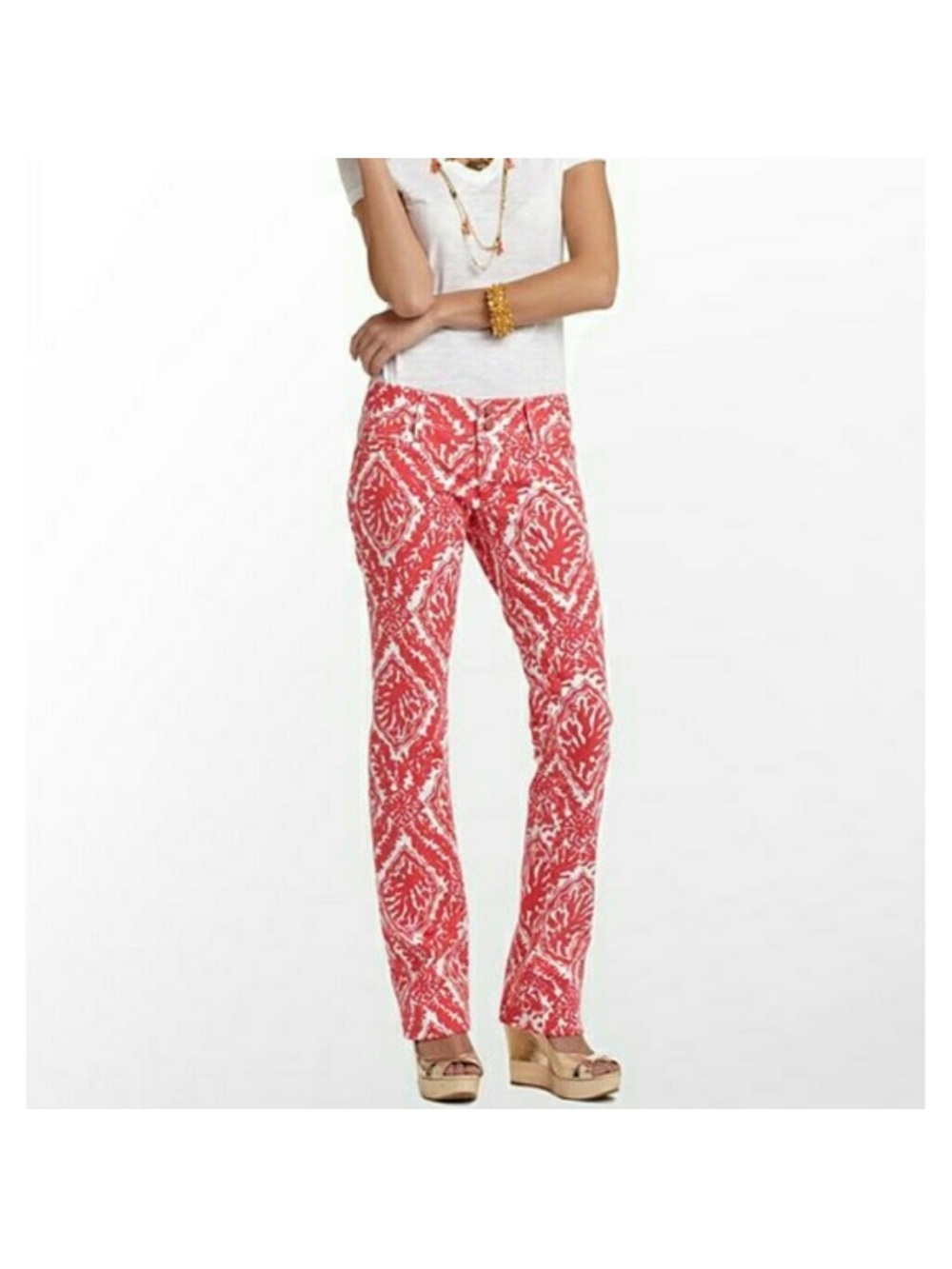 Lilly Pulitzer Straight-Leg Jean Pants Size 6